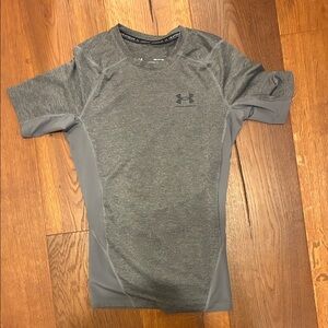 Under Armour Heather Gray Performance Dri Fit Adult S/M